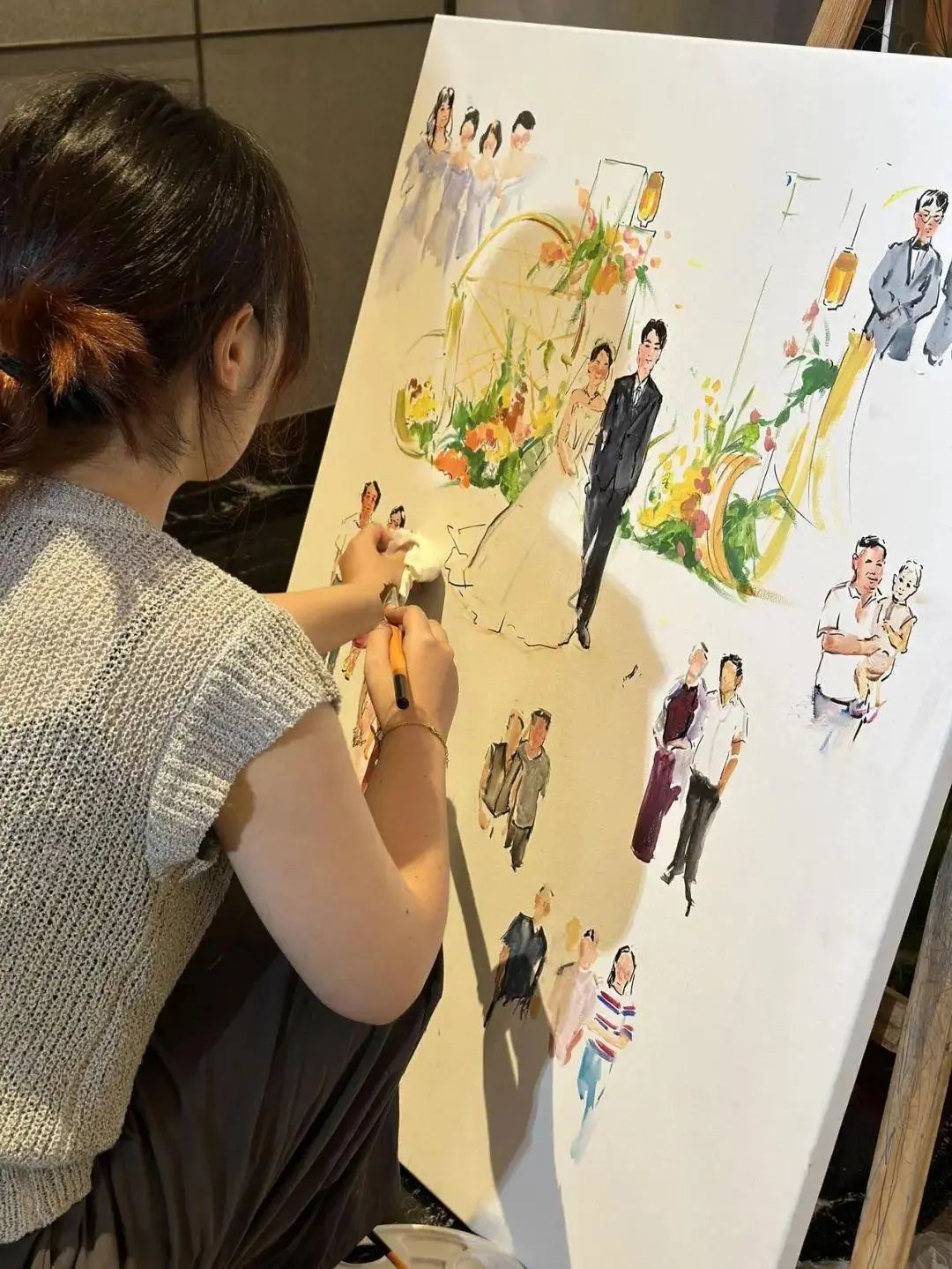 婚庆新风口：00后绘画师抢滩！
