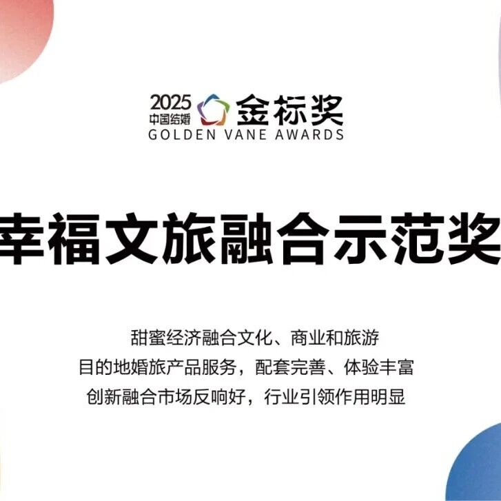 幸福文旅融合示范奖，奖项申报中！