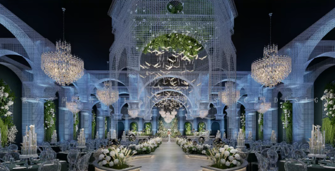 安徽阜阳悦华婚礼宴会中心全案赏析 | 艺毫米设计