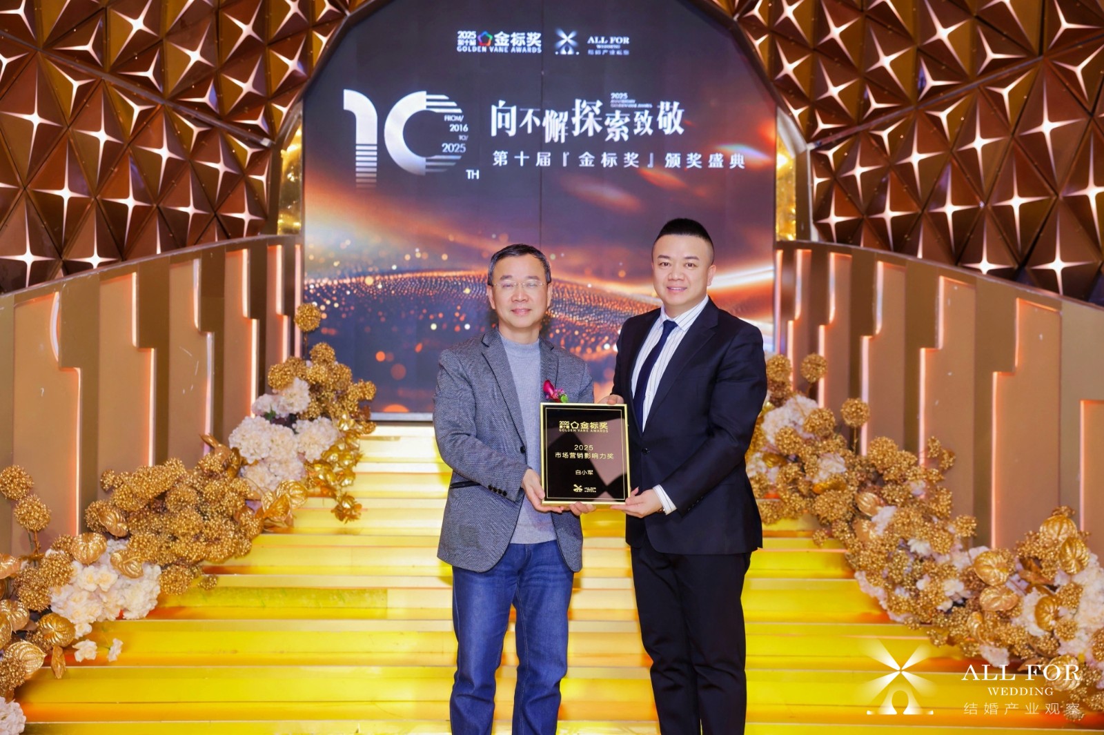 白小军，荣获“2025市场营销影响力奖”