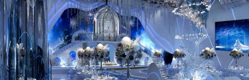 婚礼堂发布：5大蓝色系婚礼堂设计大赏  第14张