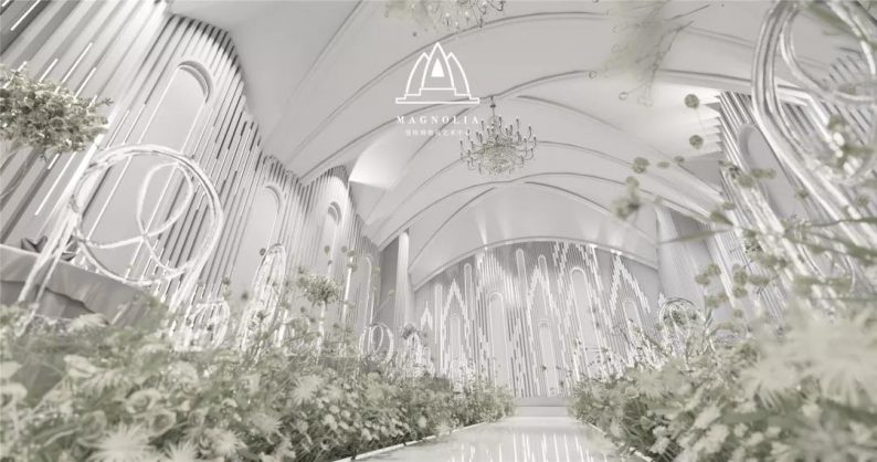 婚礼堂发布：上海曼格纳新厅，演绎春色浪漫  第5张