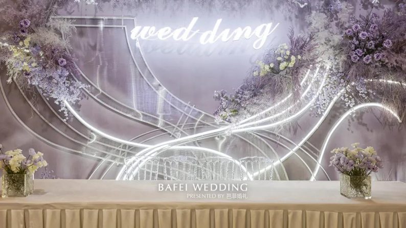 婚礼堂发布：芭菲婚礼全新4大色系宴会厅  第3张