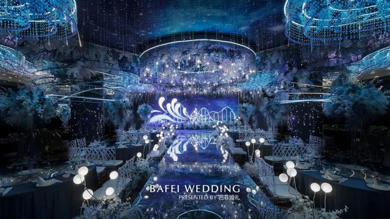 婚礼堂发布：芭菲婚礼全新4大色系宴会厅  第11张
