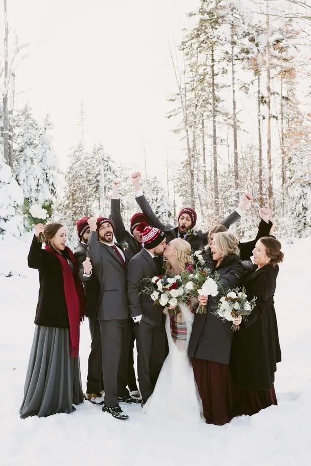一次看完！15种冬季婚礼布置灵感