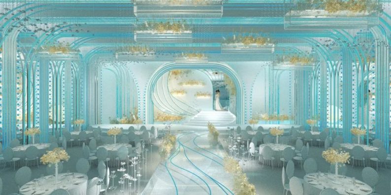 婚礼堂发布：南通圣维雅全新顶级宴会厅【晶镜廊亭】  第3张