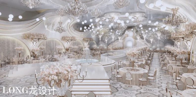 婚礼堂发布：阿龙力作！龙和缘两大宴会厅设计解读  第11张