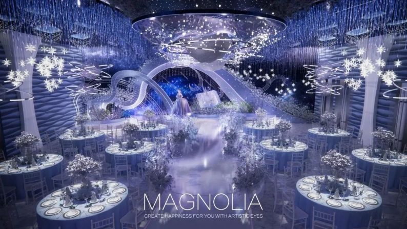 婚礼堂发布：上海曼格纳设计师高定艺术系列【星遇】  第11张